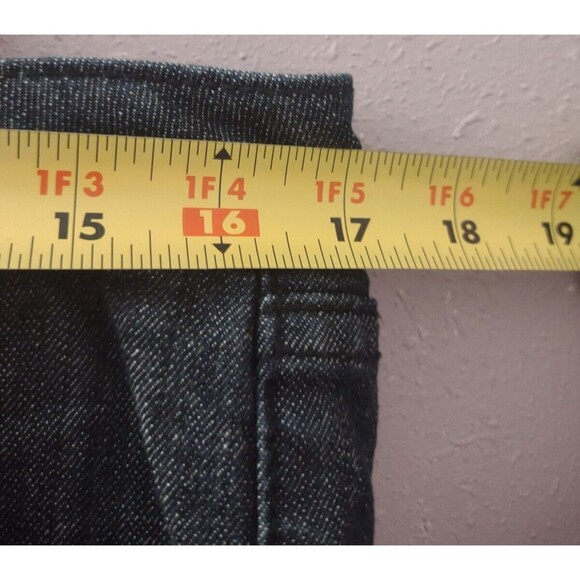 Request Jeans Women's Size 32 Embellished Black Straight Leg Denim - Picture 7 of 10